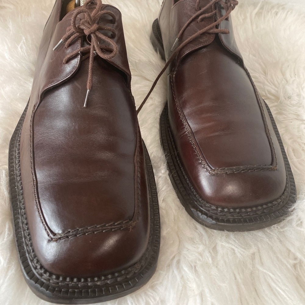 CITY SLICKER MEN'S Brown Leather SHOES SIZE 11